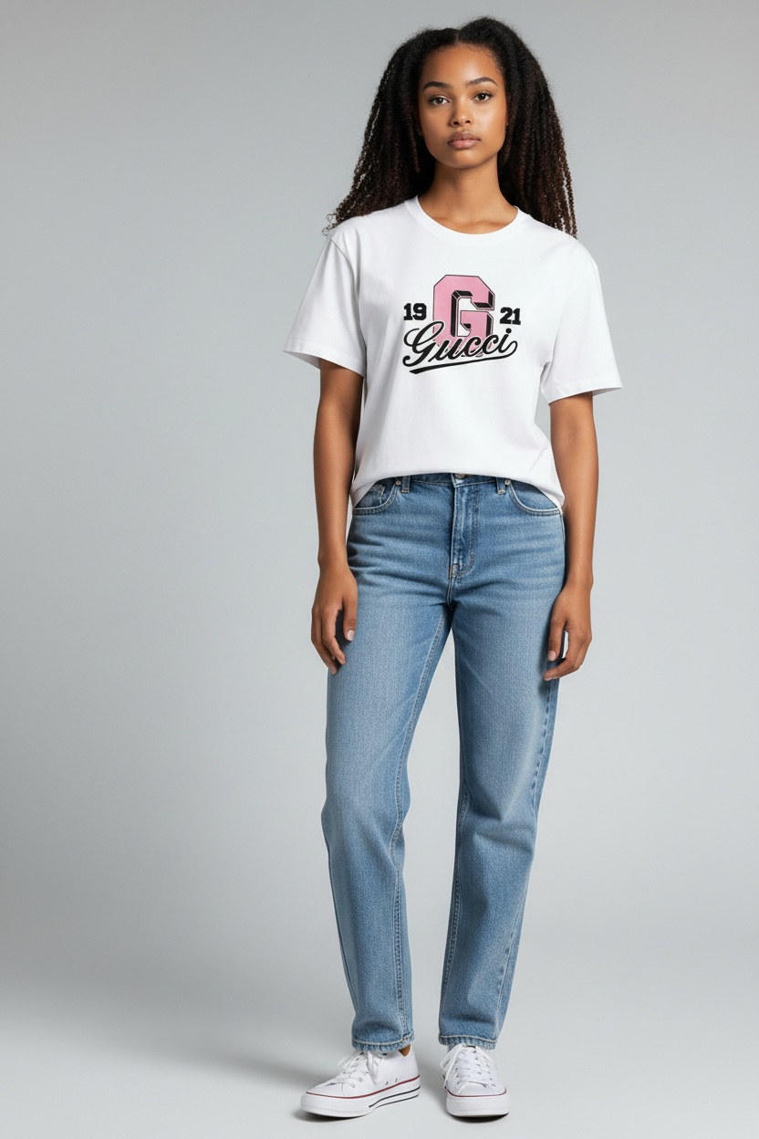 Gucci 1921 Printed Cotton T-Shirt