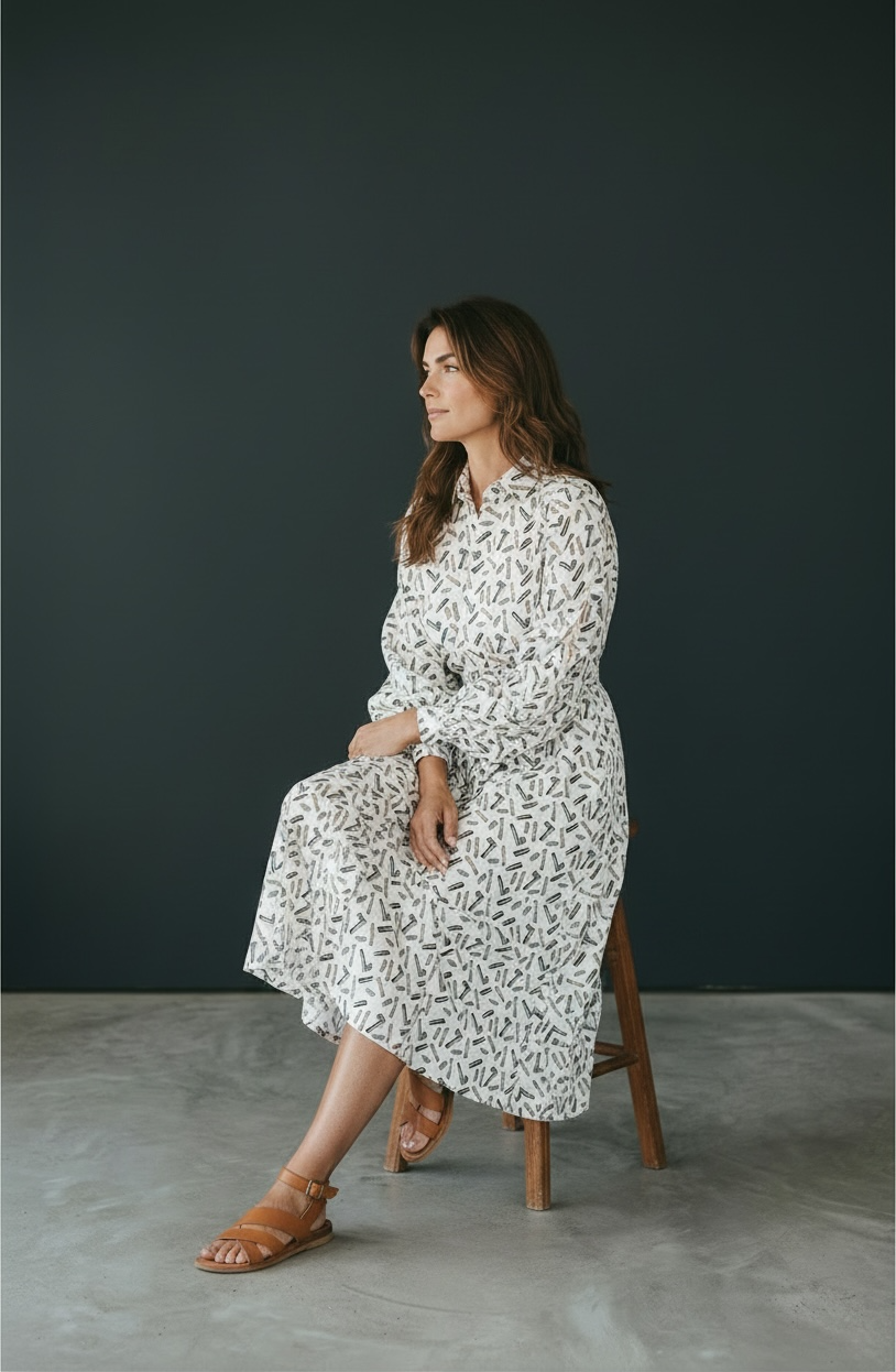 Max Mara Rimmel Silk Shirt Dress.