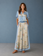 Lola Italian Viscose Silk Palazzo Set