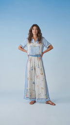 Lola Italian Viscose Silk Palazzo Set